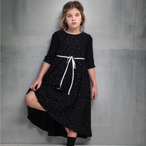 COSMOSOPHIE Nebulosa Confetti Dress Black 8Y